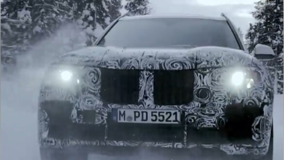 BMW X7 flagship SUV shows its off roading capabilty in new teaser