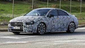 2019 Mercedes-AMG CLA 35 and CLA 45 spotted testing in near production form