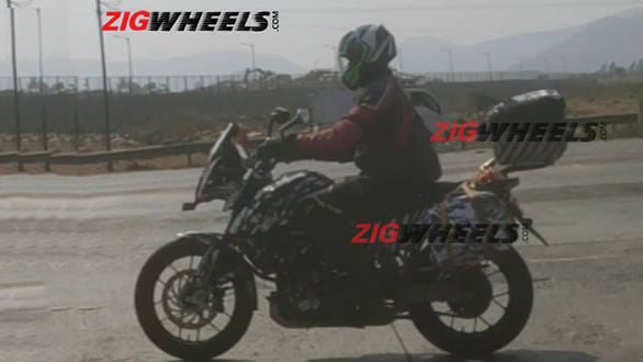 2019 KTM 390 Adventure spied in India again, this time with saddlebags
