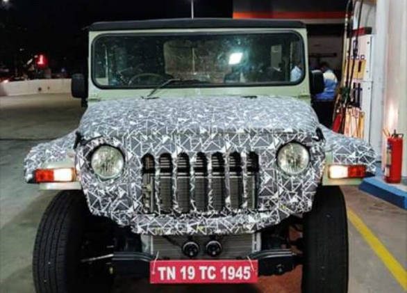 More spy images emerge of the second-gen Mahindra Thar 4X4