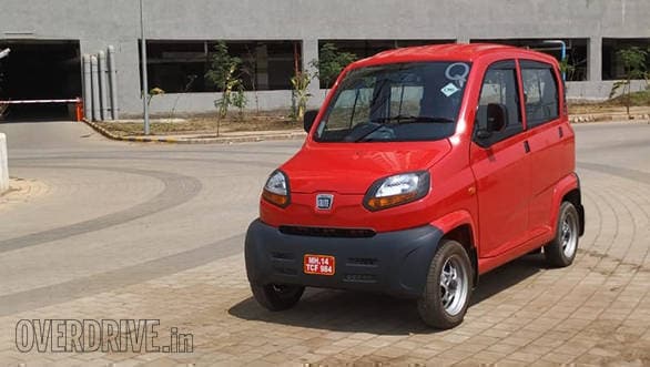 Bajaj Qute Quadricycle to be launched in India on April 18