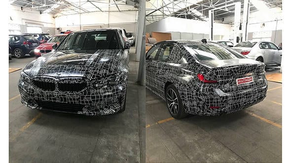 Next-Gen BMW G20 3 series sedan spied in India - launch soon