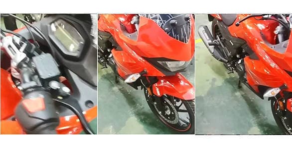 Fully faired Hero motorcycle spotted undisguised - could be the next-gen Hero Karizma?