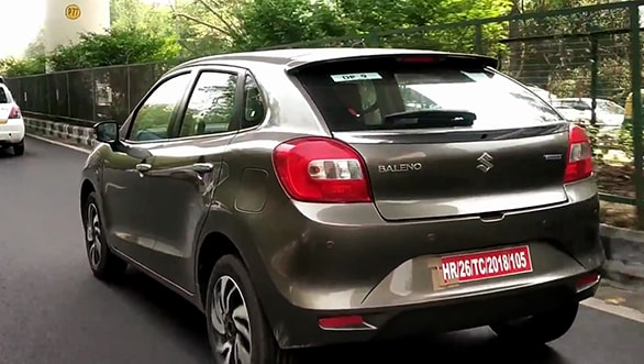 2019 Maruti Suzuki Baleno hybrid spotted on test in India