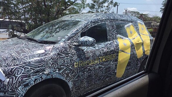 2019 Renault Triber spied testing - India launch soon