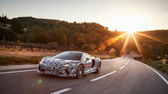 2019 McLaren Grand Tourer official spy images shown
