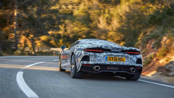 2019 McLaren Grand Tourer official spy images shown