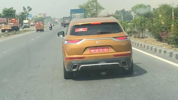 DS7 Crossback SUV by PSA group spotted in India once again