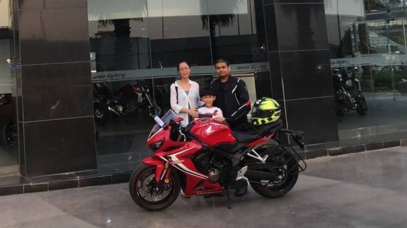 Deliveries of the Honda CBR650R super sport commenced in India