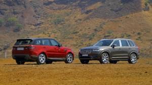 Exclusive comparison test: Range Rover Sport vs Volvo XC90