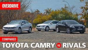 Toyota Camry v Skoda Superb v Volkswagen Passat