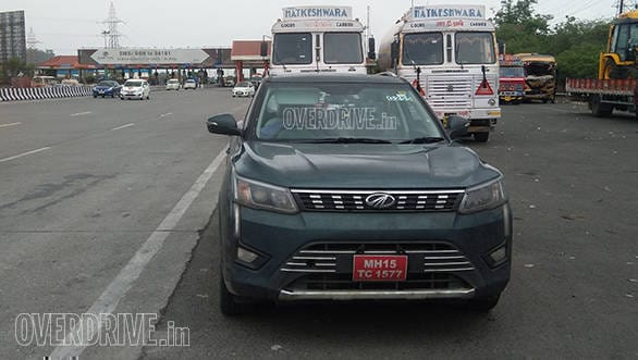 BSVI Mahindra XUV300 spotted on test near Pune - India launch soon