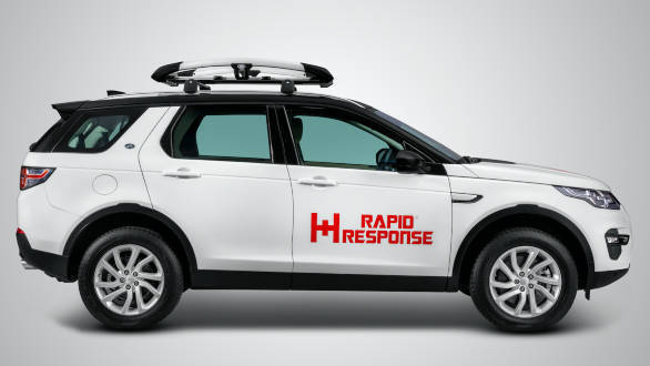 Custom Land Rover Discovery Sport to aid Rapid Response disaster relief in India