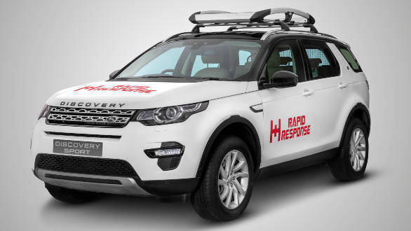 Custom Land Rover Discovery Sport to aid Rapid Response disaster relief in India