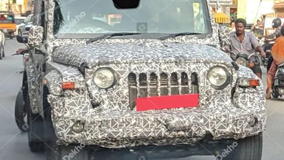 New-generation Mahindra Thar spotted on test - reveals interiors details