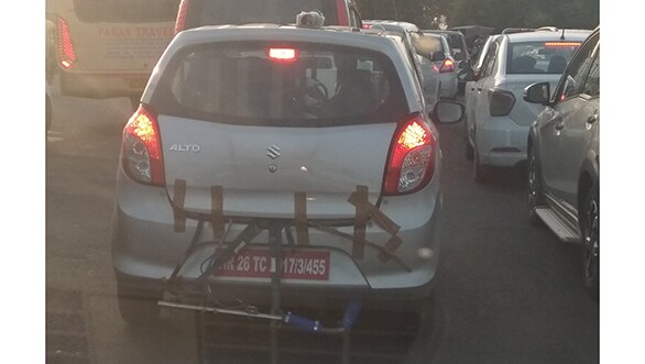 Maruti Suzuki Alto with BSVI engine spotted on test in India
