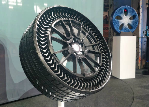 Michelin announces new airless tyre called Uptis, in association with General Motors
