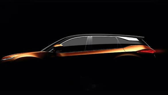 Tata Harrier SUV with dual-tone paint scheme teased