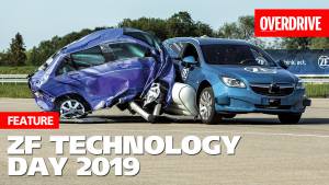 ZF shows Side Impact Airbag, Intelligent Chassis & other tech