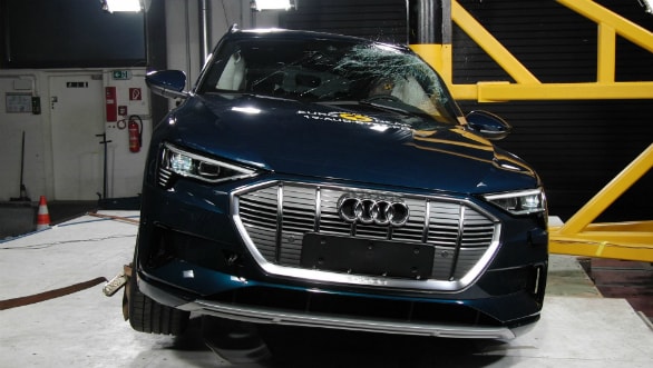 2019 Audi e-tron EV SUV scores 5-star Euro NCAP safety rating