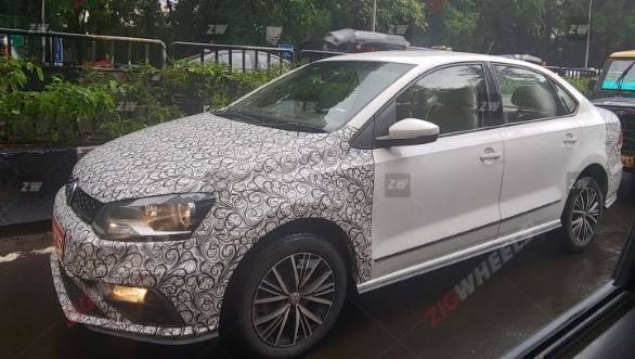 More spy images of the upcoming Volkswagen Vento and Polo facelifts appear online