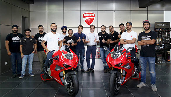 Two Ducati Panigale V4 R delivered in Delhi, India