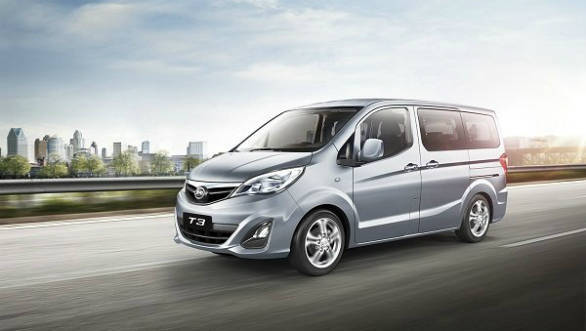 BYD T3 electric MPV and minivan unveiled in India