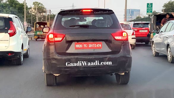 Maruti Suzuki Vitara Brezza facelift spied - likely to get a petrol option