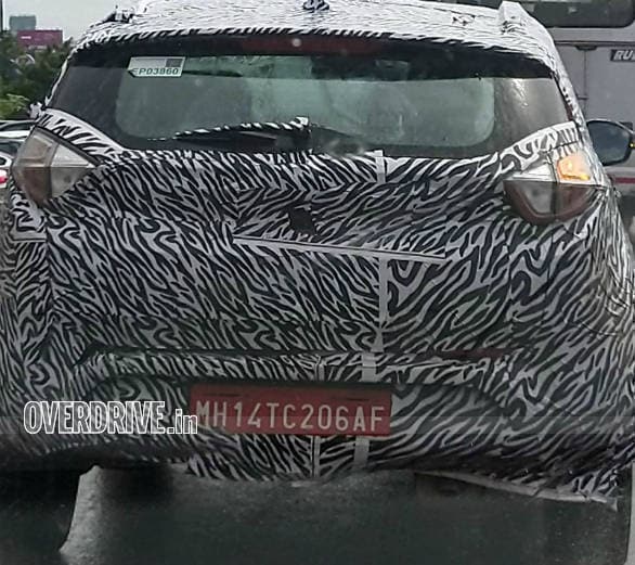 2020 Tata Nexon facelift SUV spied in camouflage again