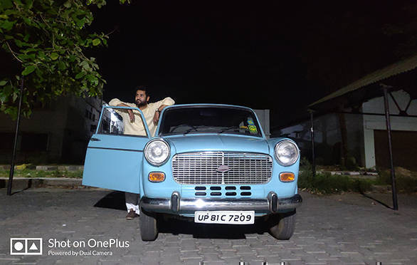 Ahmad Salman with his 1995 Padmini S1 Deluxe