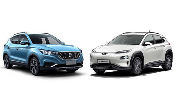 Spec and Price Comparo : MG ZS Electric Vehicle vs Hyundai Kona