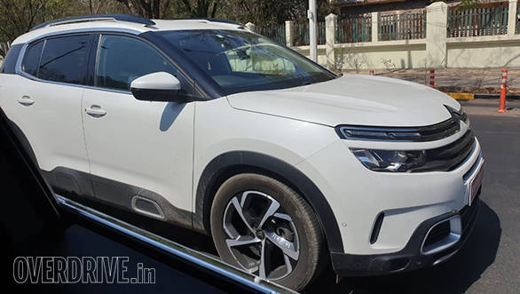 Citroen C5 Aircross spotted testing