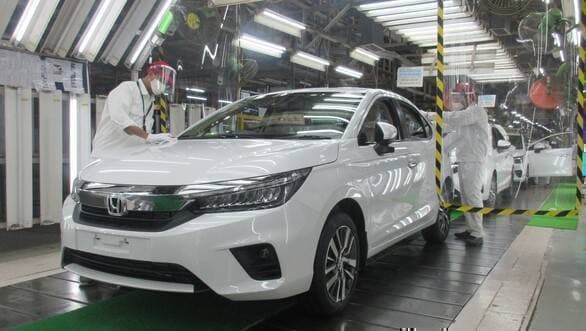 Honda Cars India start production of the new generation Honda City
