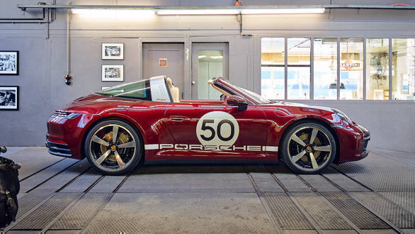 The Porsche 911 Targa 4S Heritage Design is a rolling tribute to Porsche's motorsport history