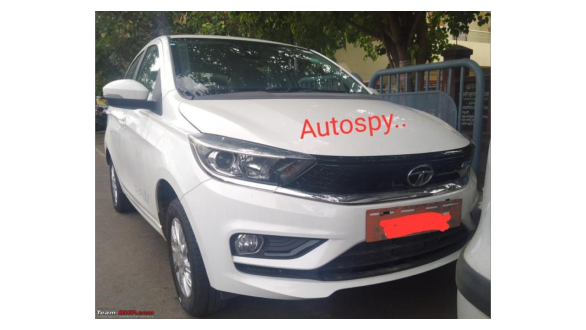 2020 Tata Tigor EV facelift spotted undisguised