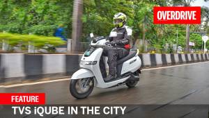 Feature - TVS iQube in the city