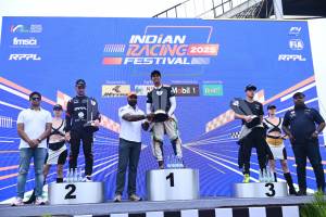 Indian racing athlete Sai Sanjay wins for Speed Demons Delhi at Indian Racing Festival 2025 Indian racing athlete Sai Sanjay wins for Speed Demons Delhi at Indian Racing Festival 2025