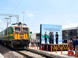 Maruti Suzuki vehicles move by rail to Anantnag terminal in Kashmir Valley
