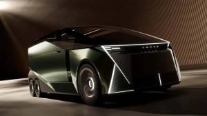 Lexus six-wheeled LS Concept revealed at Japan Mobility Show 2025