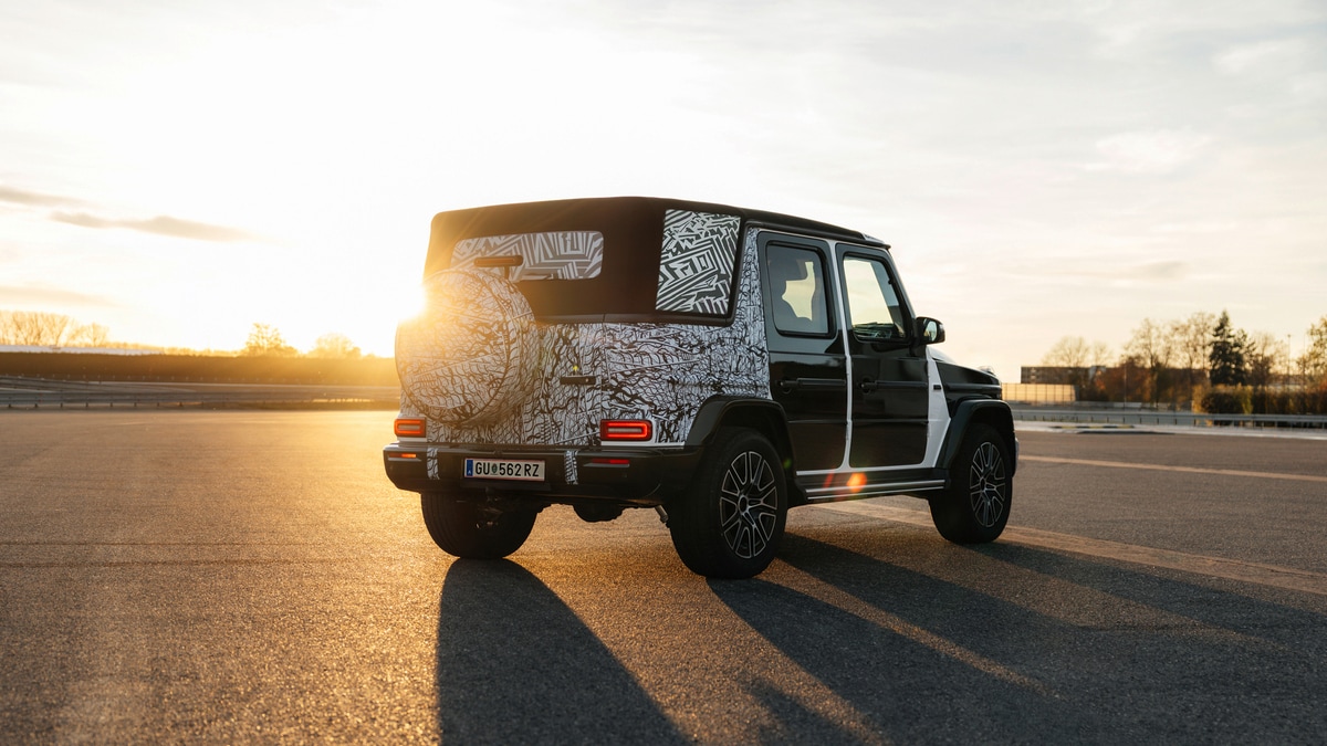 Mercedes G-Class Cabriolet Prototype breaks cover