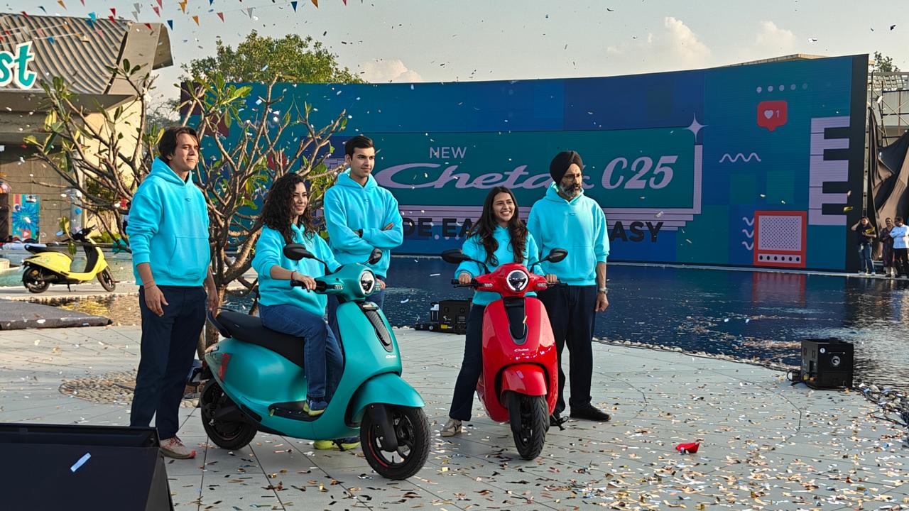 Bajaj Chetak C2501 launched at Rs 91,399