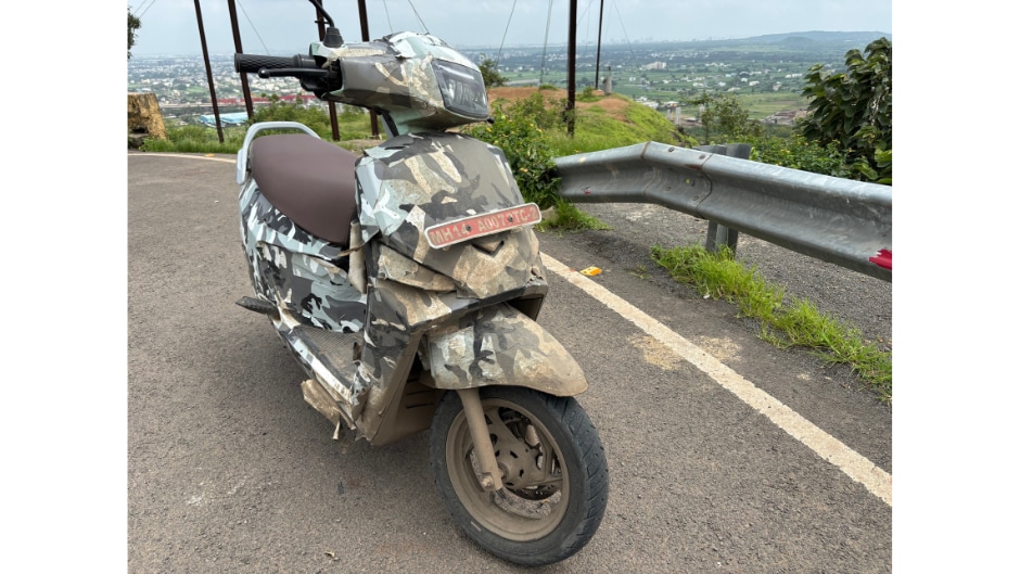 Upcoming BGauss Electric Scooter Spied. Exclusive Spy Shots